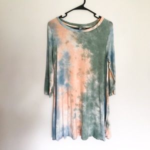 Olivia Sky Tye Dye Shift Dress